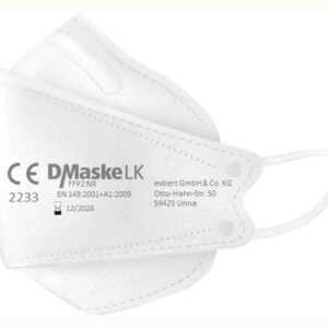 5 D/Maske Atemschutzmaske FFP2 "Luftkaiserin", DIN EN 149:2001+A1:2009