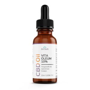 Avitava Vita Oleum 10% CBD-Tropfen 1000 mg THC-freies CBD Öl