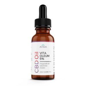 Avitava Vita Oleum 5% CBD-Tropfen 500 mg THC-freies CBD Öl