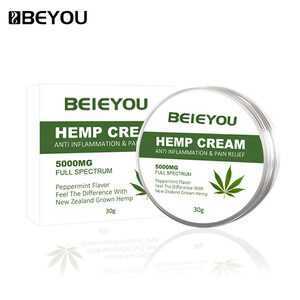 BEYOU Pain Relief Cream Private Label 5000mg Hemp Seed Cream CBD Hemp Extract Cream For Joint Pain