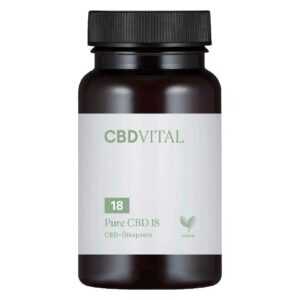 CBD Vital Hanfextrakt in Kapselform "Pure CBD 18" (10 %), 60 Kapseln