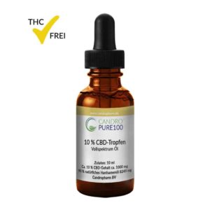 Candropure 100 10% 1000 mg CBD-Öl Vollspektrum THC-frei