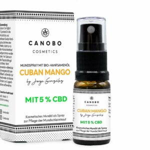 Canobo Bio CBD 5 % Cuban Mango Mundspray 10 ml