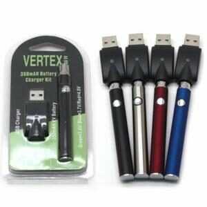 Crazy selling vertex vape pen Cbd 350 vv pen 380mAh Battery eco c twist style preheat CBD Battery for ceramic coil cartridge