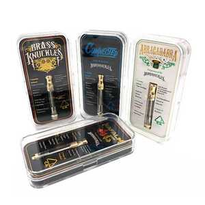 Custom package vape pen 0.5/1ml CBD oil brass knuckles 510 cartridge