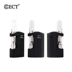 Electronic Cigarette Kit ECT Mico Vaporizer Mod vapor 510 CBD Atomizer 500Mah Mini CBD Vape with CBD Cartridge packaging