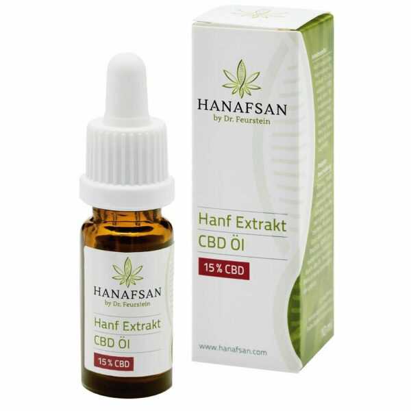 Hanafsan® Hanf Extrakt CBD Öl 15 % CBD