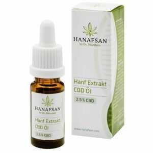 Hanafsan® Hanf Extrakt CBD Öl 2,5 % CBD