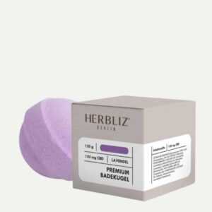 Herbliz CBD Badekugel Lavendel