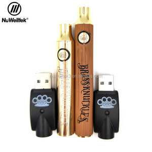 Nuwelltek new product 510 brass knuckless cbd cartridge vape pen battery