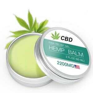 Pain Relief Hemp CBD Balm 2200mg, Natural Hemp Herbal Extract Cream for Knee, Joint & Back Pain Relief