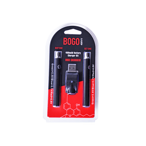 PhazerTech TOP QUALITY BOGO VV Voltage Variable 400mAh CBD Vape Pen Preheat Battery