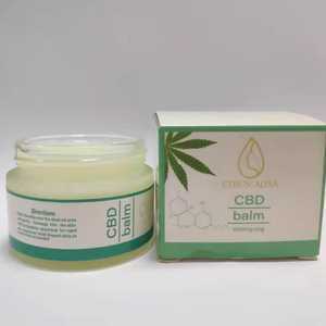 Private Label Hemp Extract Oil And CBD Infused Organic Hemp Salve Balm For Muscle Pain Relief