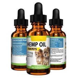 Private Label Relaxing Skin Nourishing Organic Hemp Seed Oil Hemp CBD Oil For Pets