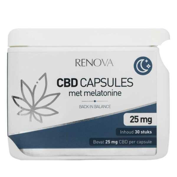 Renova - CBD Öl Kapseln Mit Melatonin 5% (25 mg)