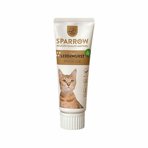 SPARROW Pet Leberwurstpaste mit CBD für Katzen - 75 g