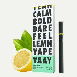 VAAY Vape CBD Pen (Diffuser) | Herbal | Mint | Lemon | Fruit Lemon