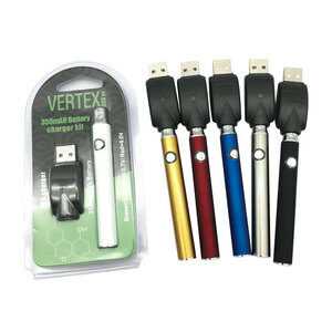 Wholesale Vertex vape battery 350/ 650/ 900/ 1100mah for cbd cartridge