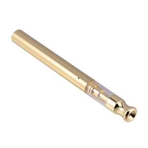 wholesale premium golden silver 0.5ml vape cartridge no button battery cbd oil pen disposable