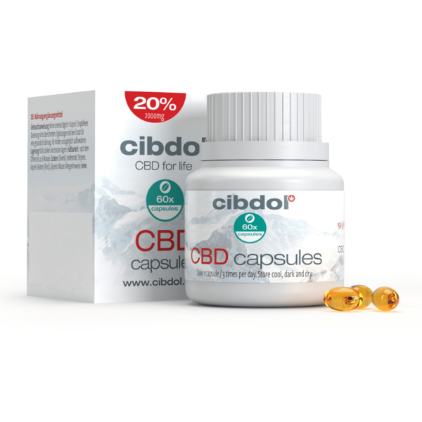 Cibdol - 20% CBD Kapseln (60 Stück - 33,33 mg)
