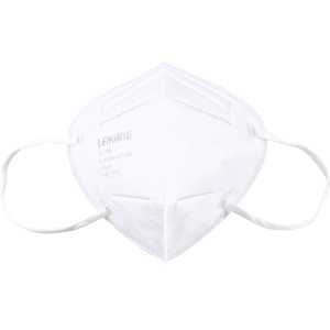 LEIKANG® FFP2 NR Atemschutzmaske ohne Ventil, Partikelfiltrierende Halbmaske aus weichem Polypropylen-Vliesstoff, 1 Box = 20 Stück, einzeln verpackt