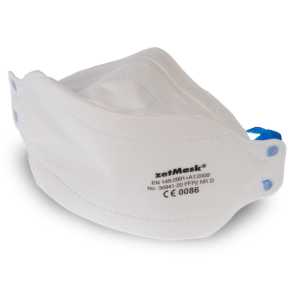 zetMask® FFP2 NR D Feinstaubfiltermasken, ohne Ausatemventil, Einweg-Atemschutzmasken zum Schutz gegen feste und flüssige Partikel, 1 Box = 20 Stück