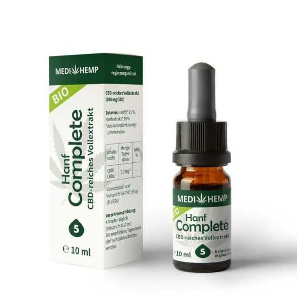 Medihem Hanf Complete 5% ca. 500 mg CBD 10ml