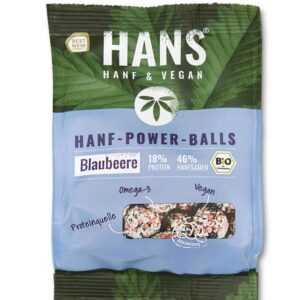 Bio-Hanf Powerballs Blaubeere - HANS Brainfood