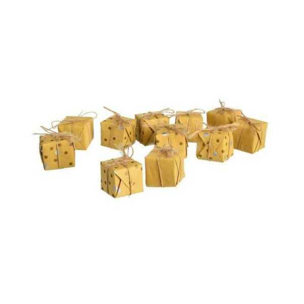 Depot Streudeko "Streuartikel Gift", (Packung), aus Polystyrol, Hanf, Papier, B 3 Zentimeter, H 3 Zentimeter, T 3 Zentimeter