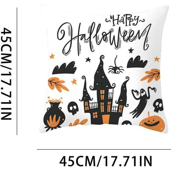 Halloween Dekoration Hanf Simulation Applikation Kissenbezug Wohnzimmer Sofa Party - Kueatily