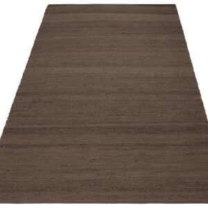 Home affaire Teppich Hanf Uni, rechteckig, 5 mm Höhe, Wendeteppich, flacher Teppich, einfarbig, ideal im Wohnzimmer & Küche