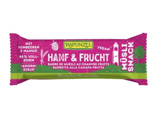 RAPUNZEL Bio-Müsliriegel "Hanf-Frucht", 50 g