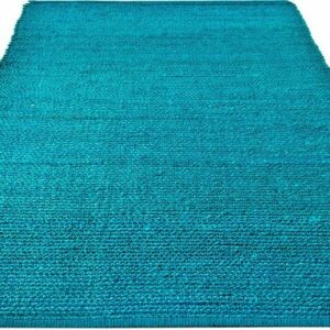 Teppich "Hanf Uni", Home affaire, rechteckig, Höhe 5 mm, Wendeteppich, flacher Teppich, einfarbig, ideal im Wohnzimmer & Küche