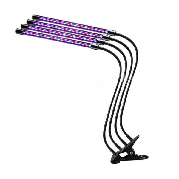 Dontodent - Gartenbaulampe LED-Pflanzenlampe USB-Dimm-Timer Vollspektrum-Pflanzenfülllicht