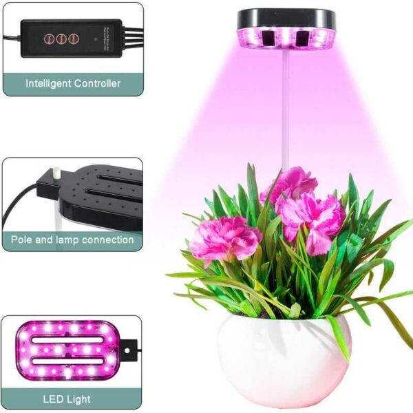 Pflanzenwachstumslicht LED Gartenbaulampe 40W Pflanzenlampe