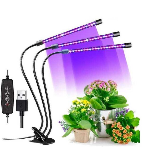 SHMSHNG Pflanzenlampe "Pflanzenlampe,60 LED Vollspektrum Grow Lampe für Garten Zimmerpflanzen"