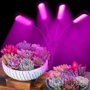1/3/4 Kopf LED Wachstumslampe Vollspektrum-Phyto-Lampe USB-Ansteck-Wachstumslampe für Pflanzen Indoor-Setzlinge Blumen-W