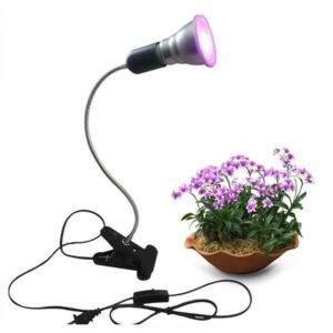 7W LED Wachsender Licht-Schreibtischclip 360 Schwanenhals-Wachstumslampe Innengewächshauspflanzen Gemüse