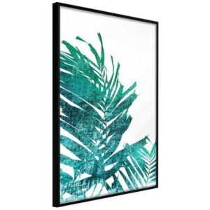 Artgeist Poster "Emerald Palm []"