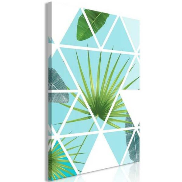 Artgeist Wandbild "Geometric Palm (1 Part) Vertical"