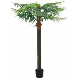 Bearsu - Künstliche Palme Phönix mit Topf 215 cm Grün