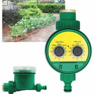 Bewässerungsuhr, Bewässerungssteuerung für den Außenbereich, automatischer elektronischer Schlauchtimer, mehrere Programme für Garten, Gewächshaus,