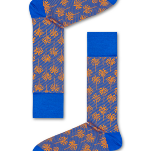 Blaue Anzugsocken: Palm - DRESSED | Happy Socks
