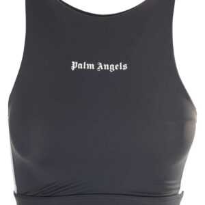 Damen T-shirts Und Oberteile - Palm Angels - In Grey Synthetic Fibers - Größe: -