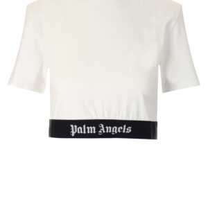 Damen T-shirts Und Oberteile - Palm Angels - In White Cotton - Größe: -