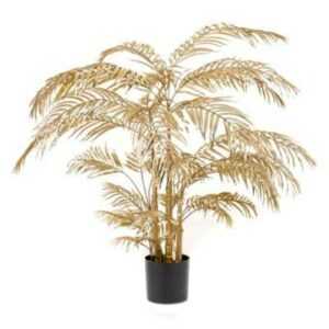 Emerald Künstliche Areca-Palme 145 cm Golden Kunstpflanze gold