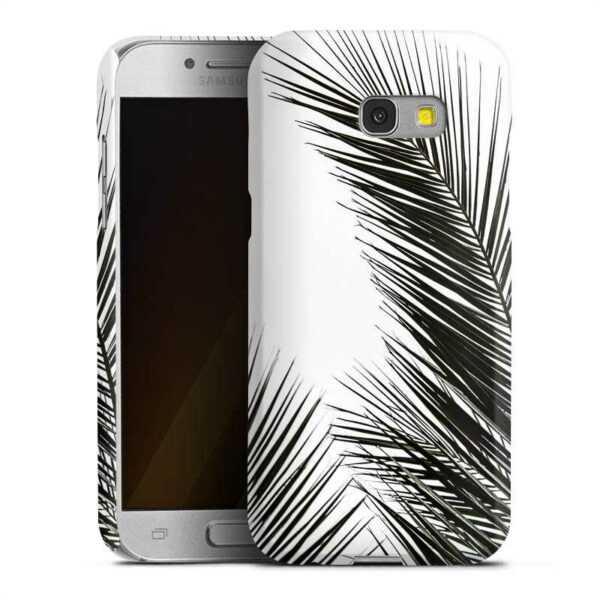 Galaxy A5 (2017) Handy Premium Case Smartphone Handyhülle Hülle matt Leaves Palm Tree Jungle Premium Case
