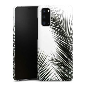 Galaxy S20 Handy Premium Case Smartphone Handyhülle Hülle matt Jungle Palm Tree Leaves Premium Case