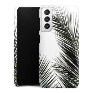 Galaxy S21 5G Handy Premium Case Smartphone Handyhülle Hülle matt Jungle Palm Tree Leaves Premium Case