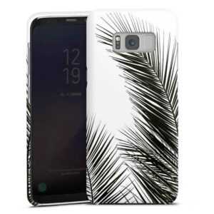 Galaxy S8 Handy Premium Case Smartphone Handyhülle Hülle glänzend Jungle Palm Tree Leaves Premium Case